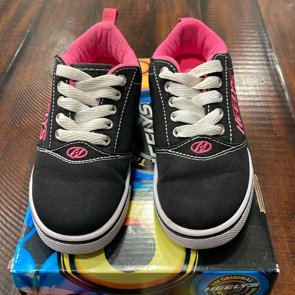 HEELYS Pro 20 GIRLS 13C Black Pink and White